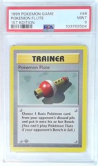 V1943: 1999: Pokémon Flute: 86/102: 1ST Edition: Game: PSA: 9: Mint: 103769504